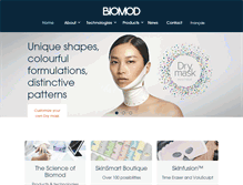 Tablet Screenshot of biomod.com